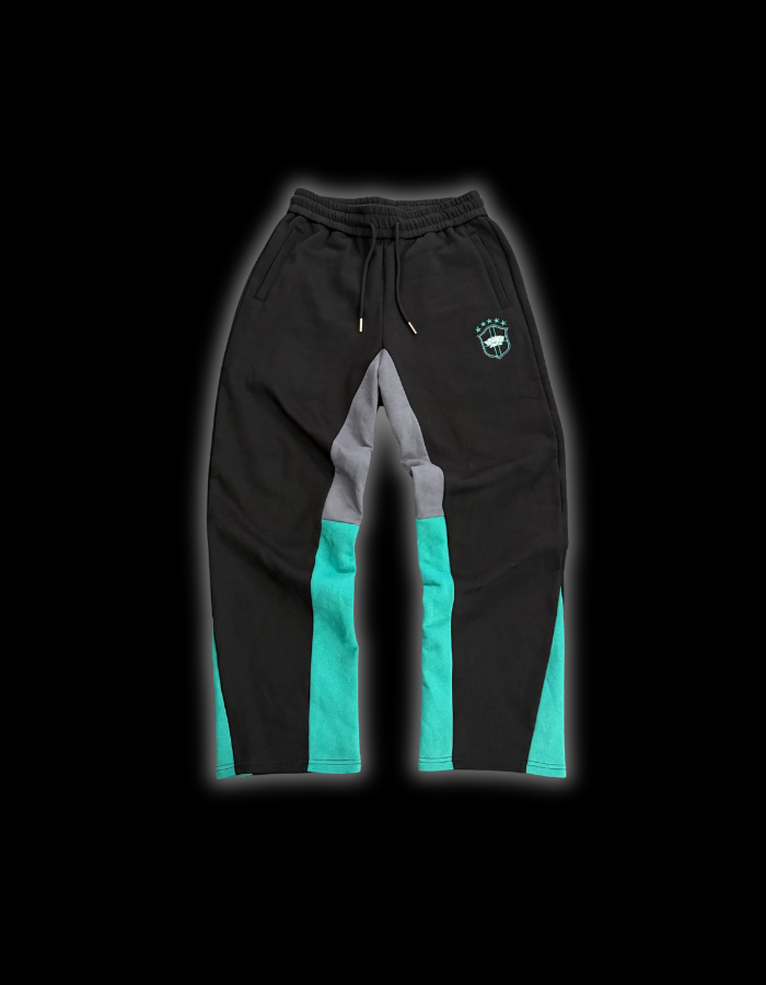 [INCEPTION] HYBRID BRAZIL FLARED BOTTOMS - CARBON BLACK