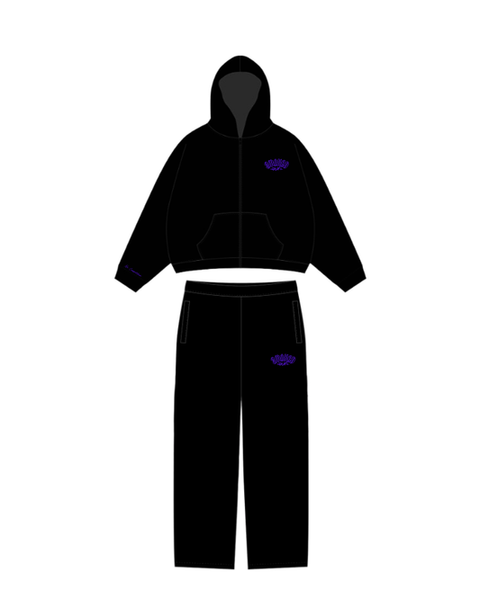 [DZYRE] STRAIGHT-LEGGED TRACKSUIT - AMETHYST
