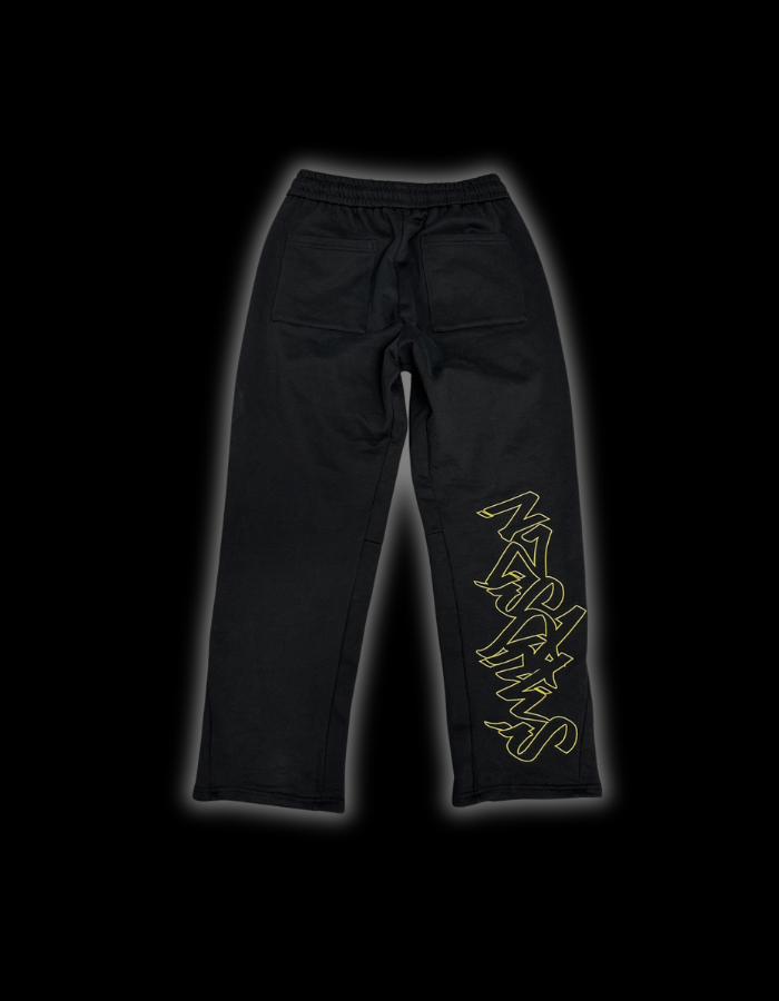 [RESIST] VANDAL PANELLED JOGGAS - HAZARD YELLOW