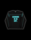 [INCEPTION] 'DIAMOND IN DA DIRT' LONGSLEEVE - MIDNIGHT BLACK