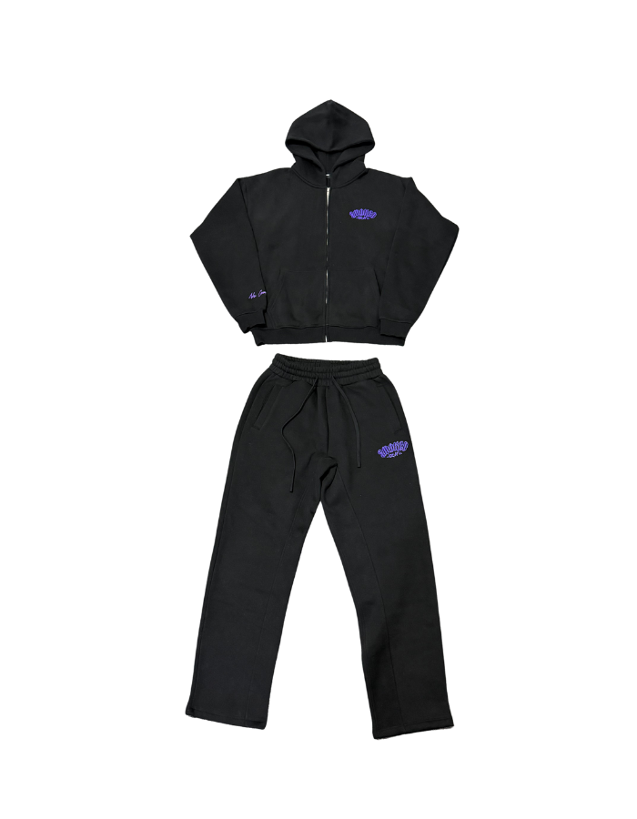 [DZYRE] STRAIGHT-LEGGED TRACKSUIT - AMETHYST