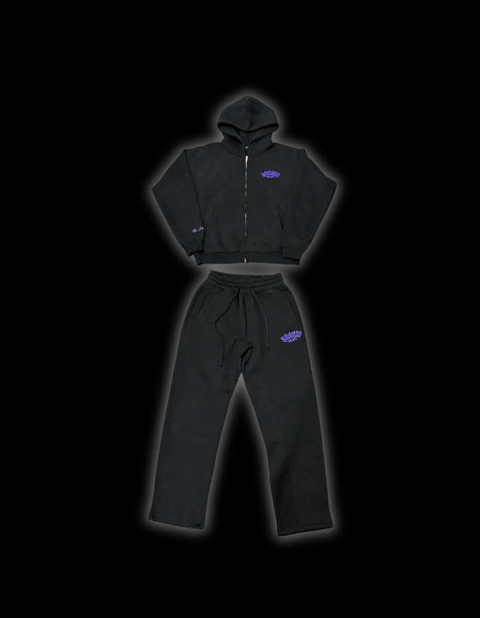 [DZYRE] STRAIGHT-LEGGED TRACKSUIT - AMETHYST
