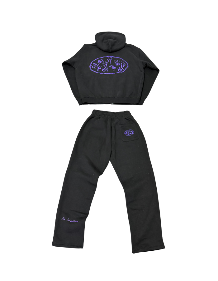 [DZYRE] STRAIGHT-LEGGED TRACKSUIT - AMETHYST