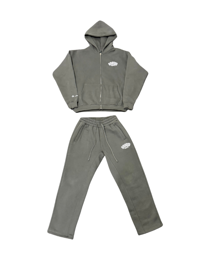 [DZYRE] STRAIGHT-LEGGED TRACKSUIT - CHARCOAL