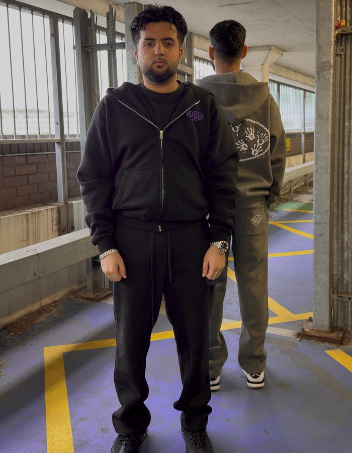 [DZYRE] STRAIGHT-LEGGED TRACKSUIT - AMETHYST