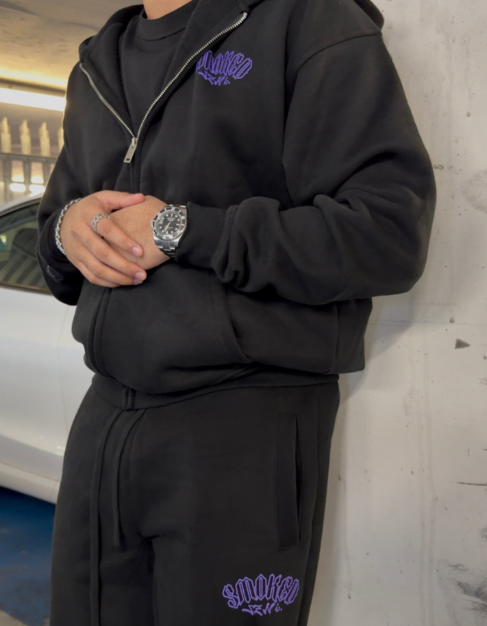 [DZYRE] STRAIGHT-LEGGED TRACKSUIT - AMETHYST