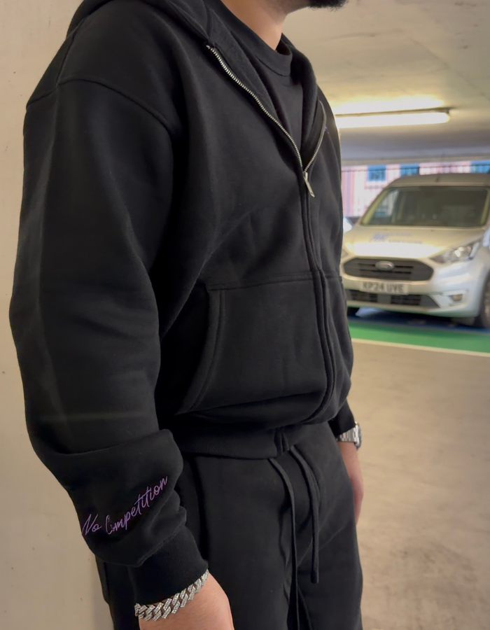 [DZYRE] STRAIGHT-LEGGED TRACKSUIT - AMETHYST