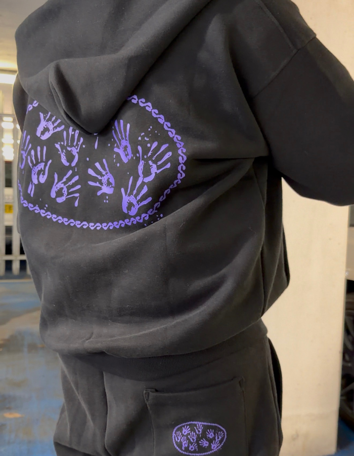 [DZYRE] STRAIGHT-LEGGED TRACKSUIT - AMETHYST