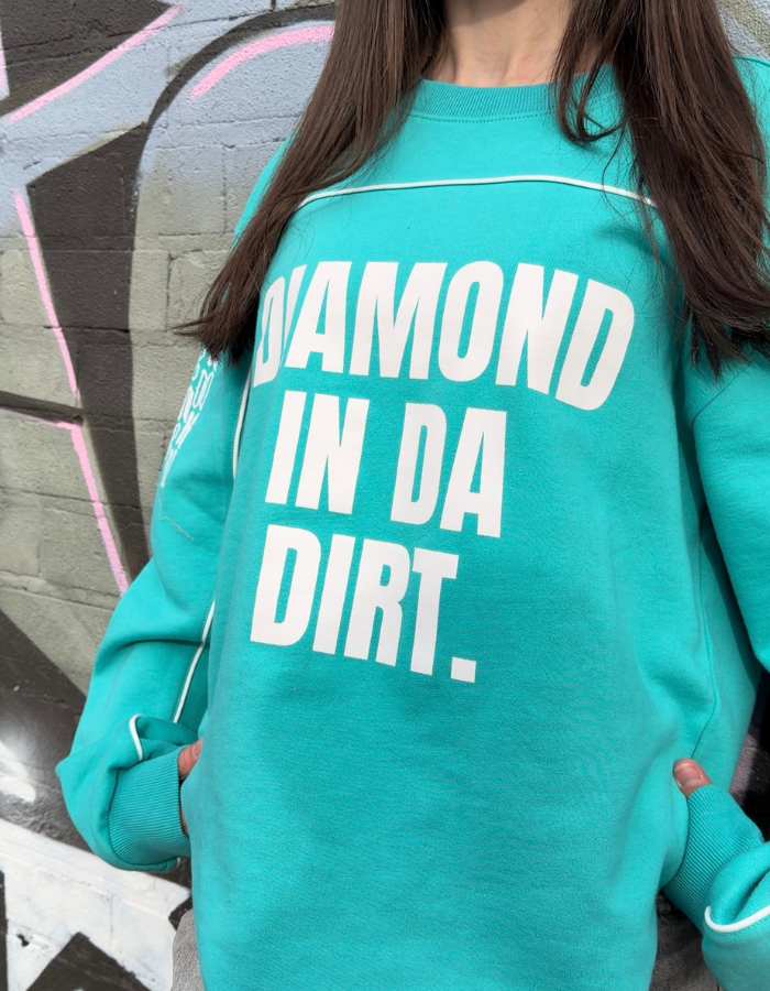 [INCEPTION] 'DIAMOND IN DA DIRT' LONGSLEEVE - TIFFANY BLUE