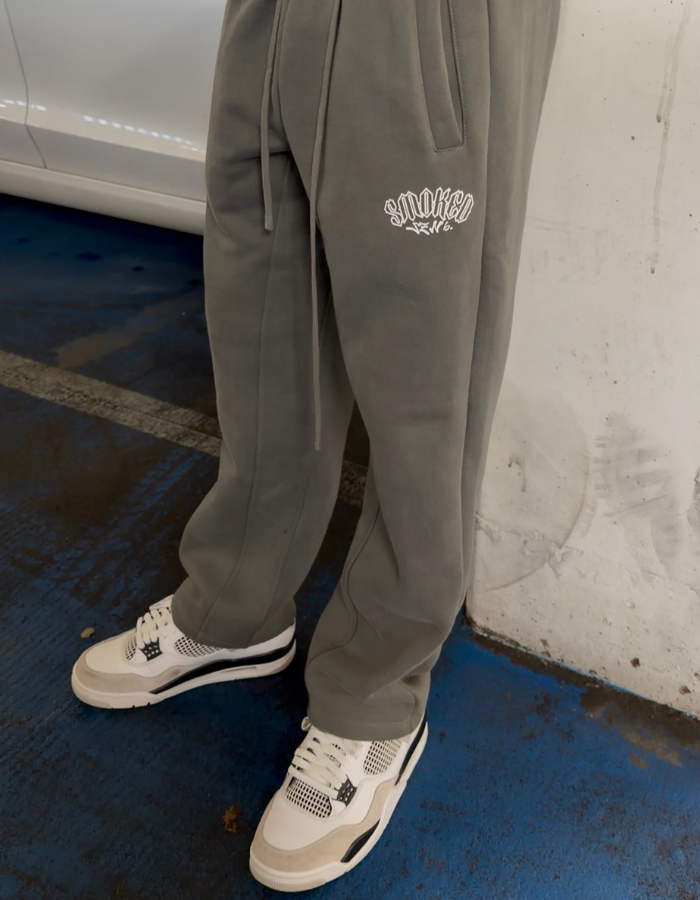 [DZYRE] STRAIGHT-LEGGED TRACKSUIT - CHARCOAL